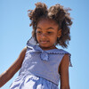 Girls Navy Stripe Sailor Dress - Dresses - 3