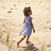 Girls Navy Stripe Sailor Dress - Dresses - 5