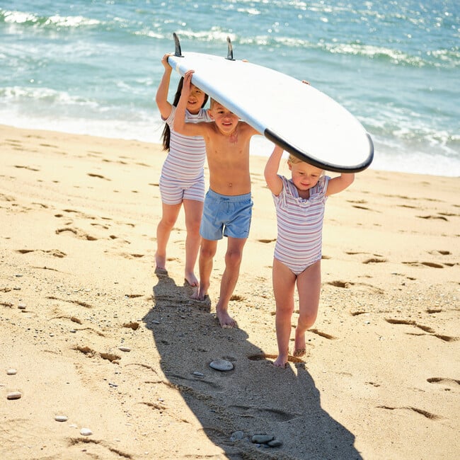 Boys Surfside Blue Boardie - Swim Trunks - 3