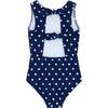 Girls Atlantic Dot Double Bow One Piece - One Pieces - 6