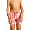 Boys Regatta Red Paisley Boardie - Swim Trunks - 4