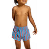 Boys Maritime Stripe Boardie - Swim Trunks - 6