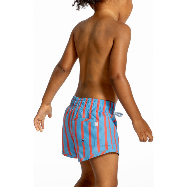 Boys Maritime Stripe Boardie - Swim Trunks - 7