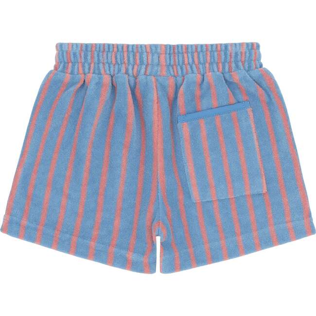 Boys Maritime Stripe French Terry Shorts - Shorts - 7