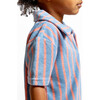 Boys Maritime Stripe French Terry Polo - Polo Shirts - 4
