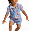 Boys Maritime Stripe French Terry Polo - Polo Shirts - 6