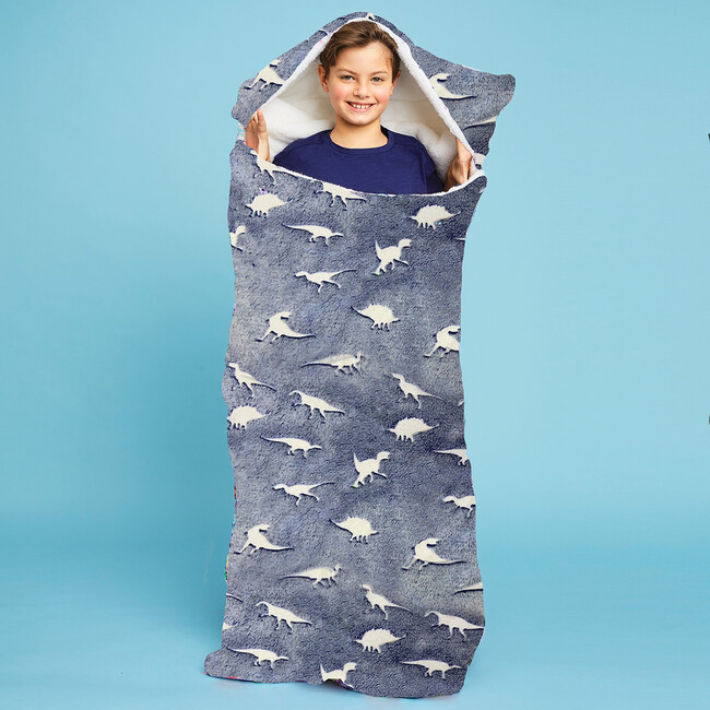 Dinosaur Tracks Glow Sleeping Bag - Sleepbags - 2