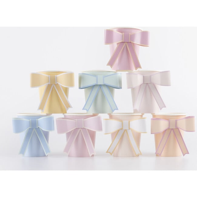 Pastel Bow Cups - Party - 2