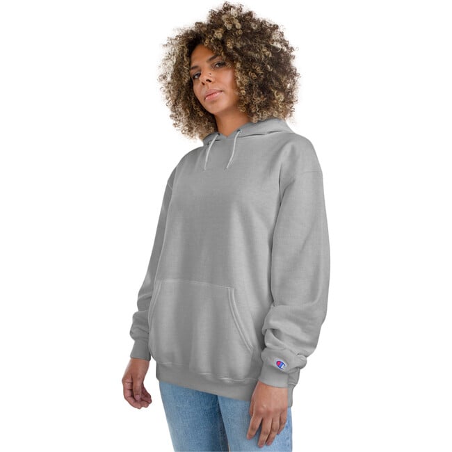 Adult Unisex Stay Gold X Champion Graphic Hoodie, Light Steel - Sweatshirts - 4