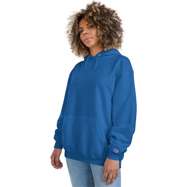 Adult Unisex Stay Gold X Champion Graphic Hoodie, Royal Blue - Sweatshirts - 4