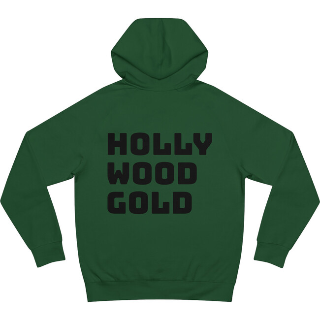 Adult Unisex Hollywood Gold Graphic Hoodie, Forest Green