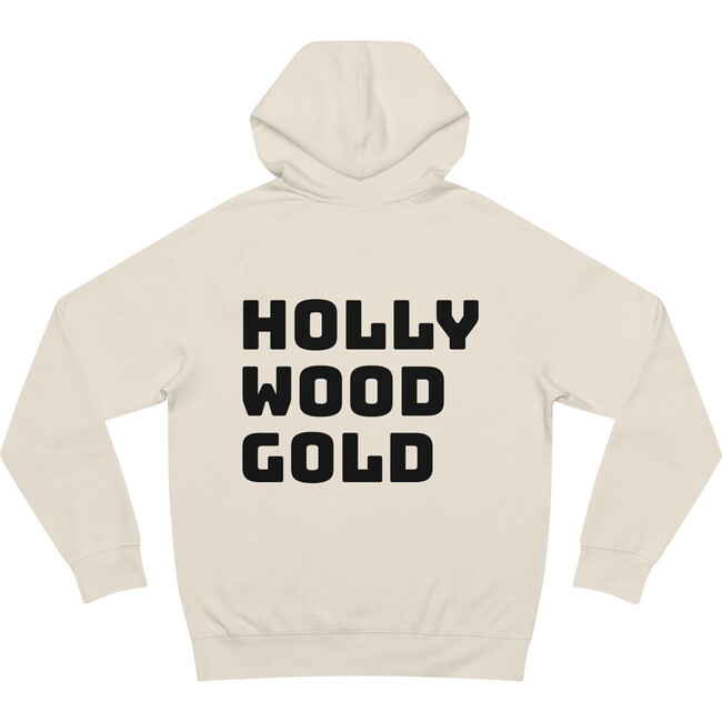 Adult Unisex Hollywood Gold Graphic Hoodie, Ecru