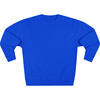 Adult Unisex Hollywood Gold Graphic Crew Neck Sweatshirt, Royal Blue & Black - Sweatshirts - 2