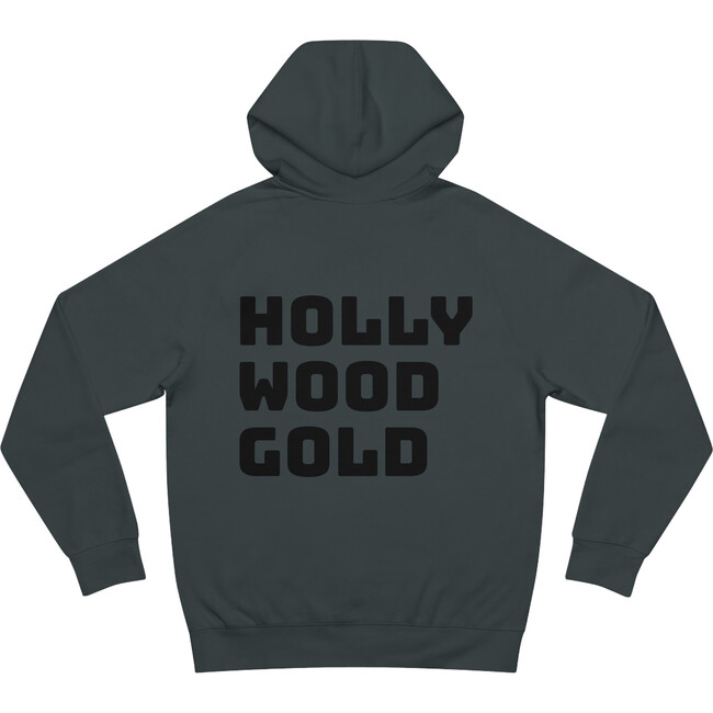 Adult Unisex Hollywood Gold Graphic Hoodie, Coal