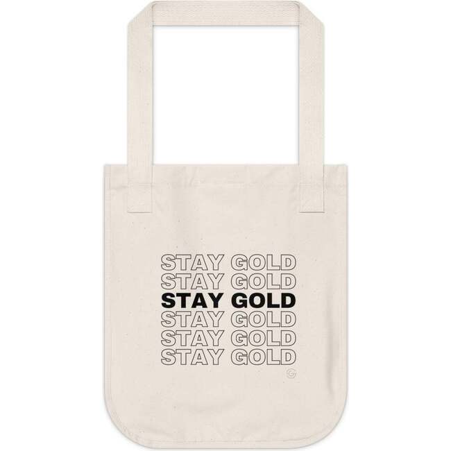 Stay Gold Graphic Canvas Tote Bag