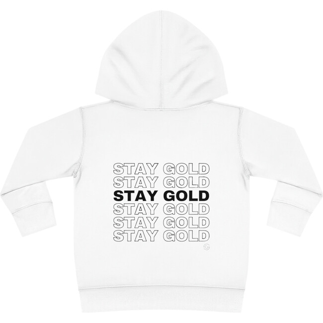 Kids Stay Gold Graphic Hoodie, White
