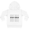 Kids Stay Gold Graphic Hoodie, White - Sweatshirts - 1 - thumbnail