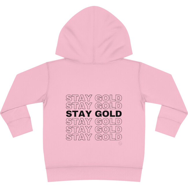 Kids Stay Gold Graphic Hoodie, Pink