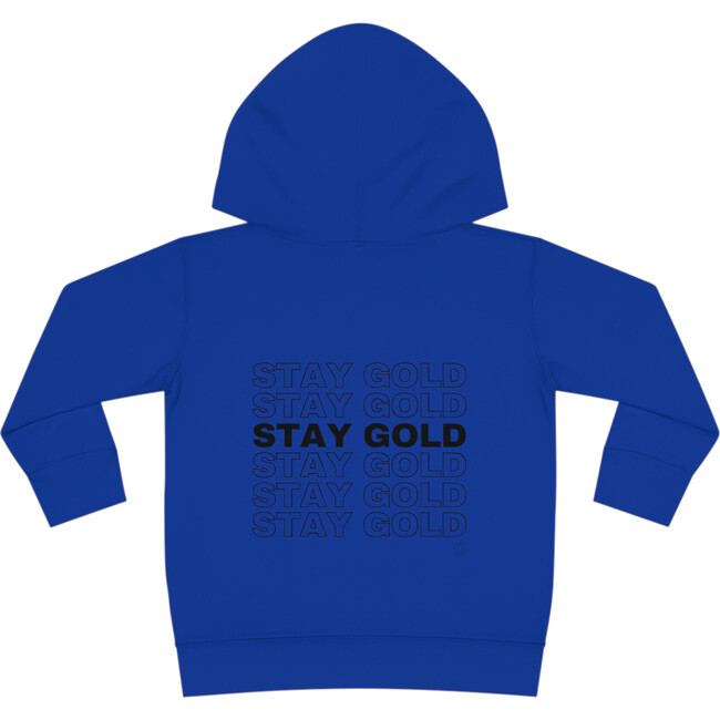 Kids Stay Gold Graphic Hoodie, Royal Blue