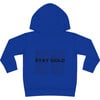 Kids Stay Gold Graphic Hoodie, Royal Blue - Sweatshirts - 1 - thumbnail