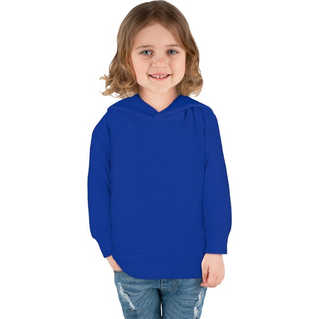 Kids Stay Gold Graphic Hoodie, Royal Blue - Sweatshirts - 4