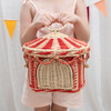 Circus Tent - Basket / Red & Straw - Doll Accessories - 8