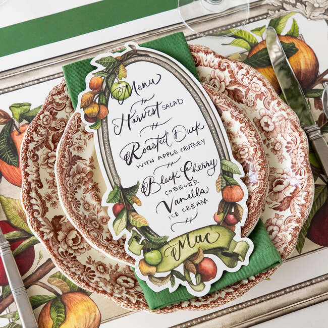 Heirloom Apples Table Card, Set of 12 - Tabletop - 2