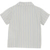 Thin-N-Thick Striped Woven Short Sleeve Shirt, Silver Sage - Shirts - 2