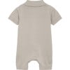 Baby Knit Organic Cotton Playsuit, Peyote - Rompers - 2