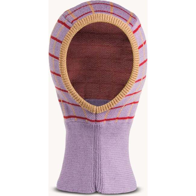 Kid's Merino Balaclava, Icy Lilac - Balaclavas - 3