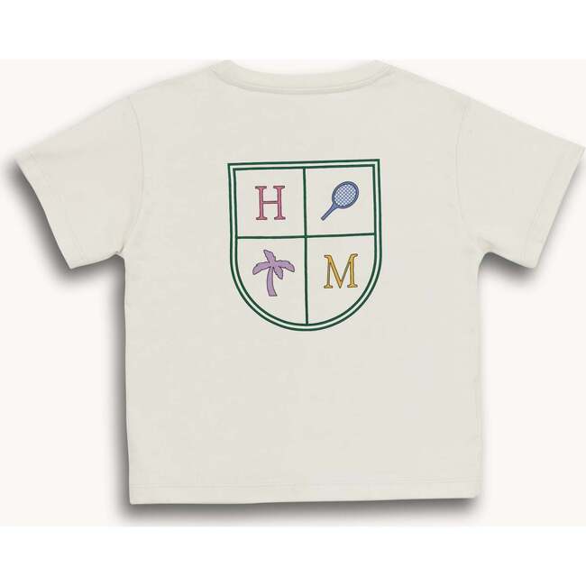 Women's Happymess Club Loose-Cut T-Shirt, Coconut Milk - T-Shirts - 2