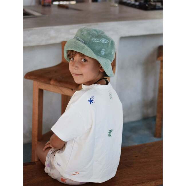Terry Bucket Short Brim Hat, Cactus