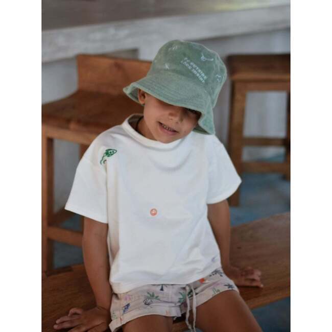 Terry Bucket Short Brim Hat, Cactus - Sun Hats - 3