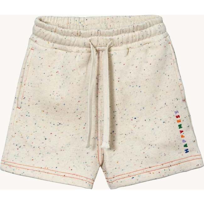 Dotted Drawstring Shorts, Confetti