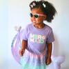 Mermaid Patch Short Sleeve T-Shirt, Lavender - T-Shirts - 5