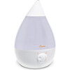 Ultrasonic Cool Mist Drop Shape Humidifier, White - Humidifiers - 1 - thumbnail