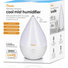 Droplet Ultrasonic Cool Mist Humidifier, White - Humidifiers - 9