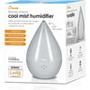 Droplet Ultrasonic Cool Mist Humidifier, Grey - Humidifiers - 9