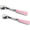 2-Pack Stainless Steel Infant Spoons, Pink - Tabletop - 1 - thumbnail
