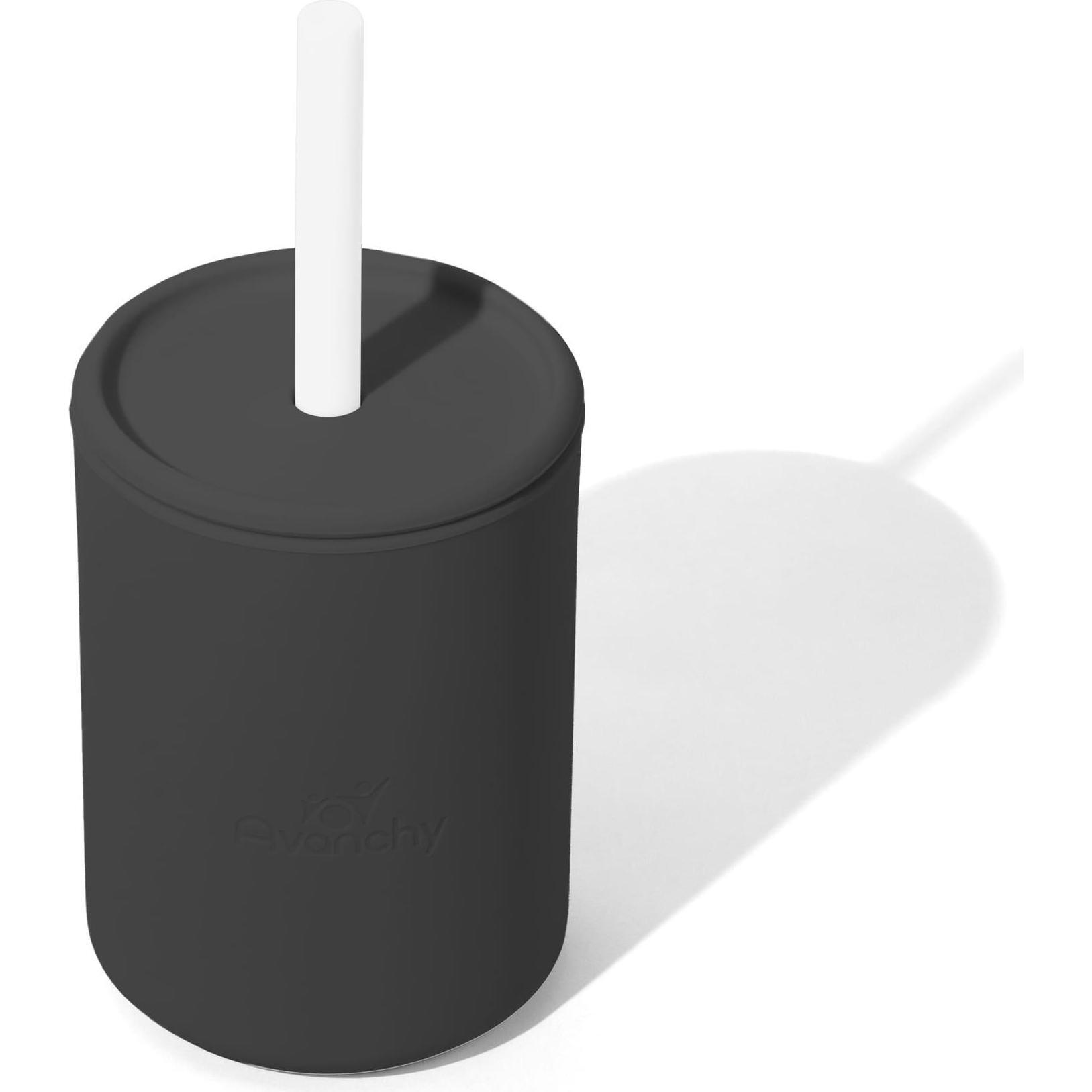 La Petite Silicone Mini Cup, Black - Sippy Cups - 1