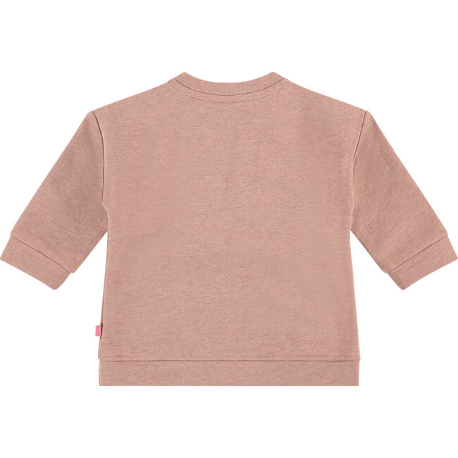 Single Bow Sweatshirt, Pink - Sweatshirts - 2