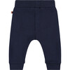 Sweatpants with Side Piping, Navy - Sweatpants - 2