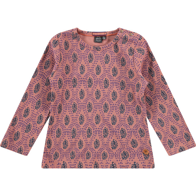 Abstract Print Long Sleeve T-Shirt, Multi