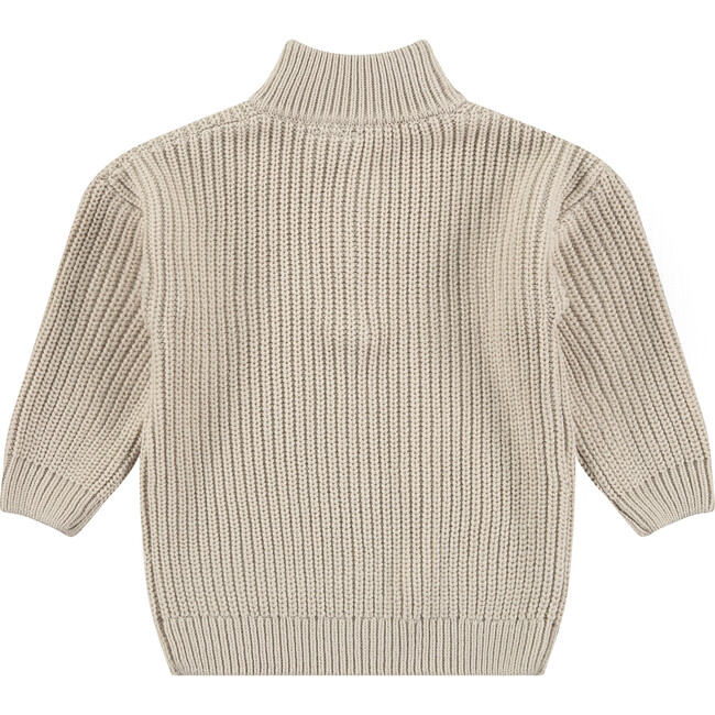 Knit Pullover, Cream - Sweaters - 2