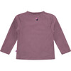 Bird Long Sleeve T-Shirt, Purple - T-Shirts - 2