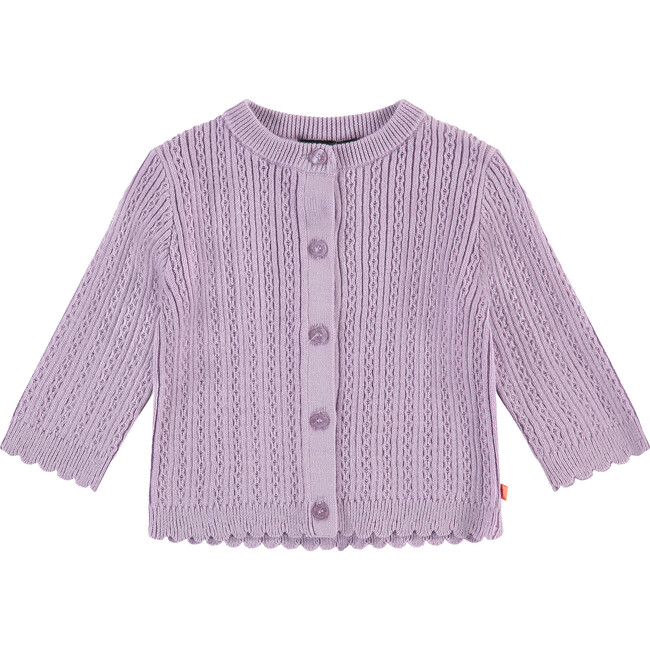 Knit Cardigan, Purple