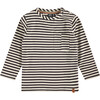 Striped Long Sleeve T-Shirt, Stripes - T-Shirts - 1 - thumbnail