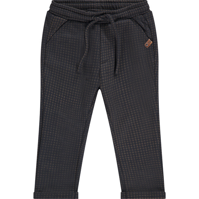 Gingham Pants, Dark Grey