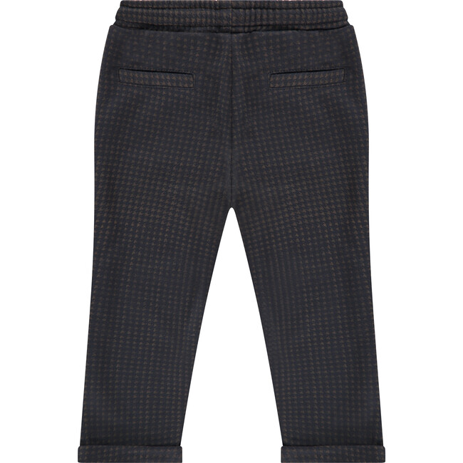 Gingham Pants, Dark Grey - Pants - 2