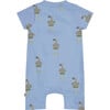 Summer Bird Short Sleeve Romper, Print - Rompers - 2